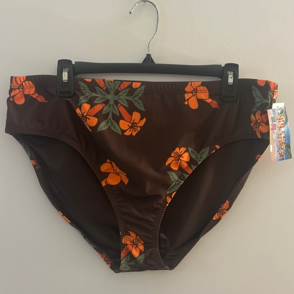 Hula Bay Puakenikeni Quilt Swim Bottom
